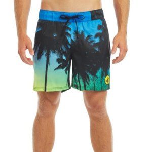 Body Glove Seaside Swim Shorts Trunks Size Large XL Island Tropical NWT